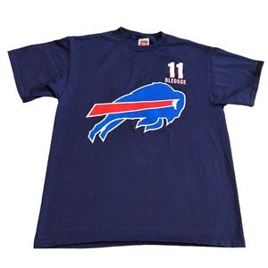 NFL Buffalo Bills Short Sleeve Crew Neck T-Shirt Size L Bledsoe #11